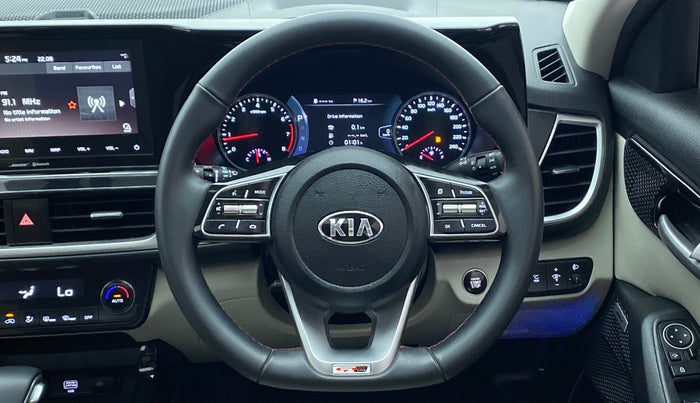 2019 KIA SELTOS GTX + AT PETROL, Petrol, Automatic, 15,887 km, Steering Wheel Close Up