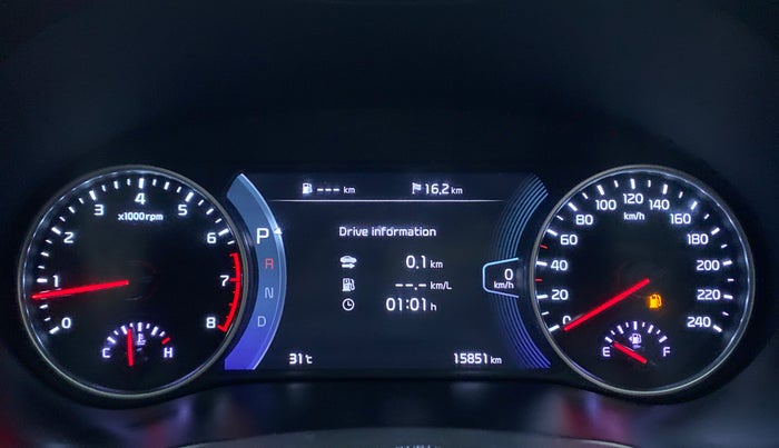 2019 KIA SELTOS GTX + AT PETROL, Petrol, Automatic, 15,887 km, Odometer Image