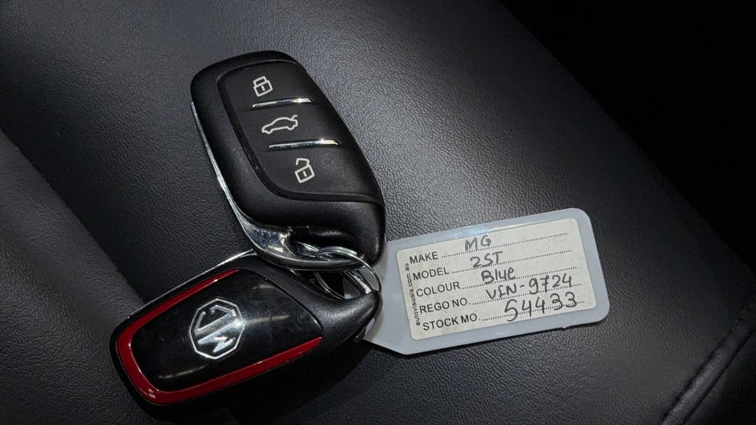 2021 MG Zst Essence, Automatic, 49517 km, Key Close-up
