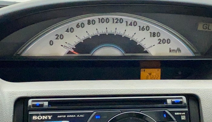 2011 Toyota Etios G, Petrol, Manual, 87,219 km, Odometer Image