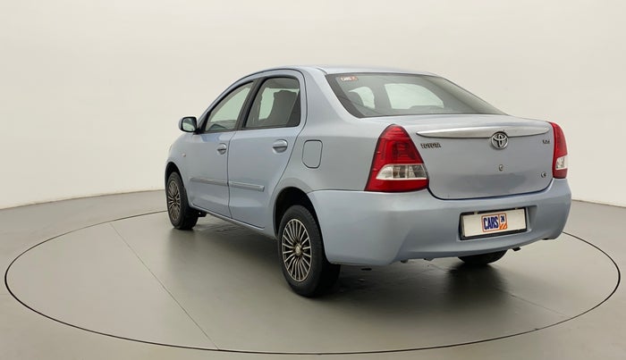 2011 Toyota Etios G, Petrol, Manual, 44,432 km, Left Back Diagonal