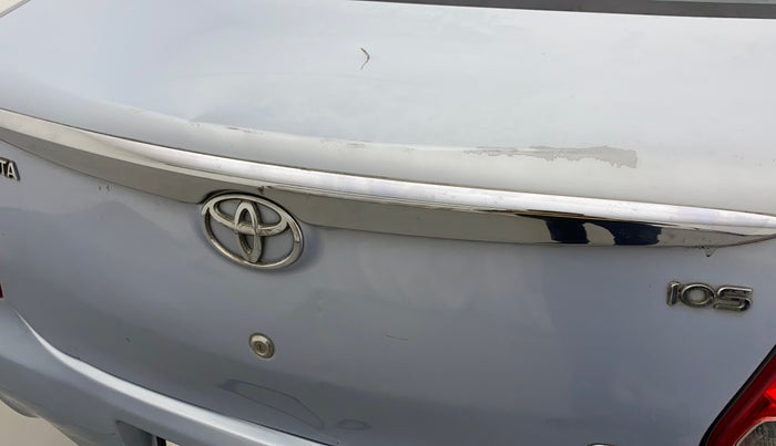 2011 Toyota Etios G, Petrol, Manual, 44,432 km, Dicky (Boot door) - Slightly dented