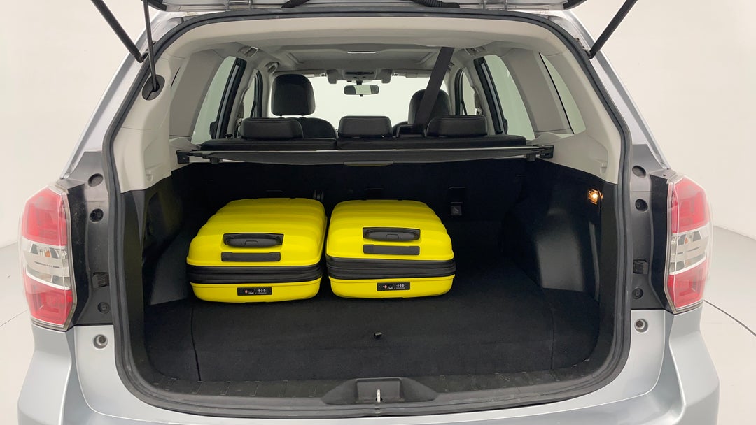 Boot Inside View with Luggage
