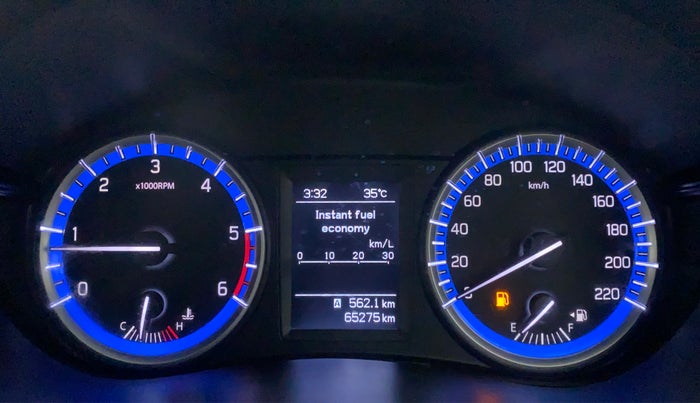 2017 Maruti S Cross ZETA 1.3, Diesel, Manual, 65,275 km, Odometer Image
