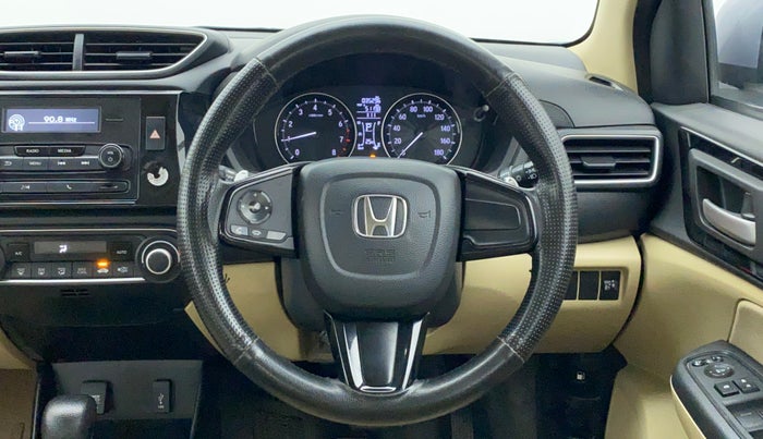2018 Honda Amaze 1.2 V CVT I VTEC, Petrol, Automatic, 35,394 km, Steering Wheel Close Up