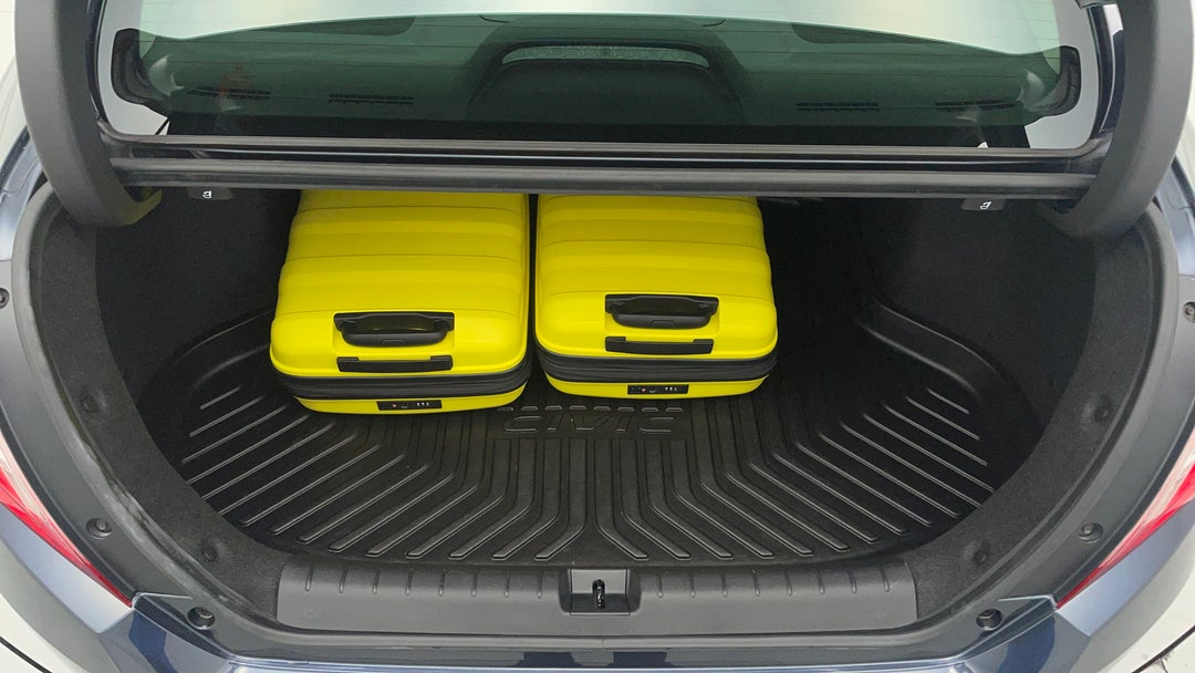 Boot Inside View with Luggage