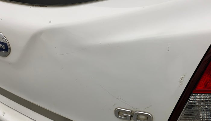 2016 Datsun Go T, Petrol, Manual, 58,962 km, Dicky (Boot door) - Minor scratches