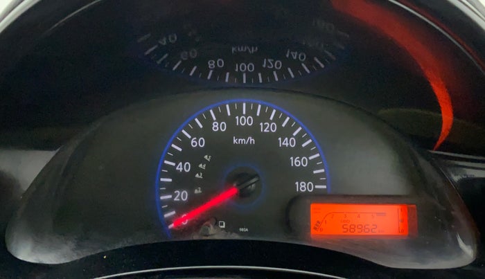 2016 Datsun Go T, Petrol, Manual, 58,962 km, Odometer Image