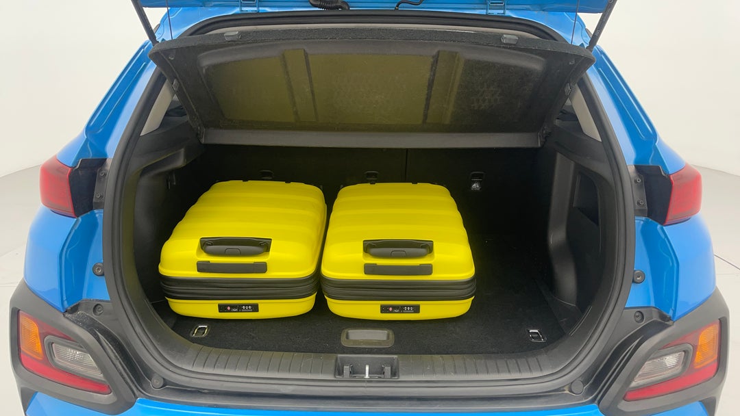 Boot Inside View with Luggage