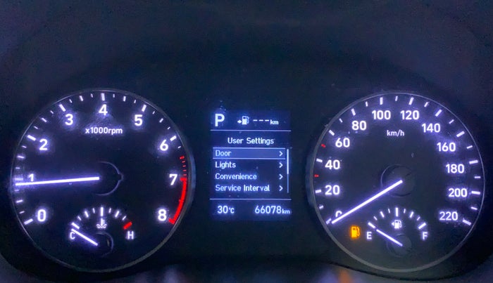 2018 Hyundai Verna 1.6 VTVT SX (O) AT, Petrol, Automatic, 66,078 km, Odometer Image