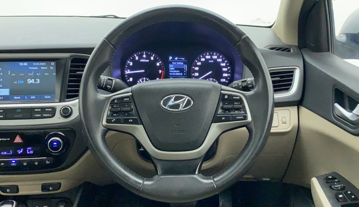 2018 Hyundai Verna 1.6 VTVT SX (O) AT, Petrol, Automatic, 66,078 km, Steering Wheel Close Up