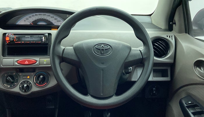 2011 Toyota Etios Liva G, Petrol, Manual, 64,686 km, Steering Wheel Close Up