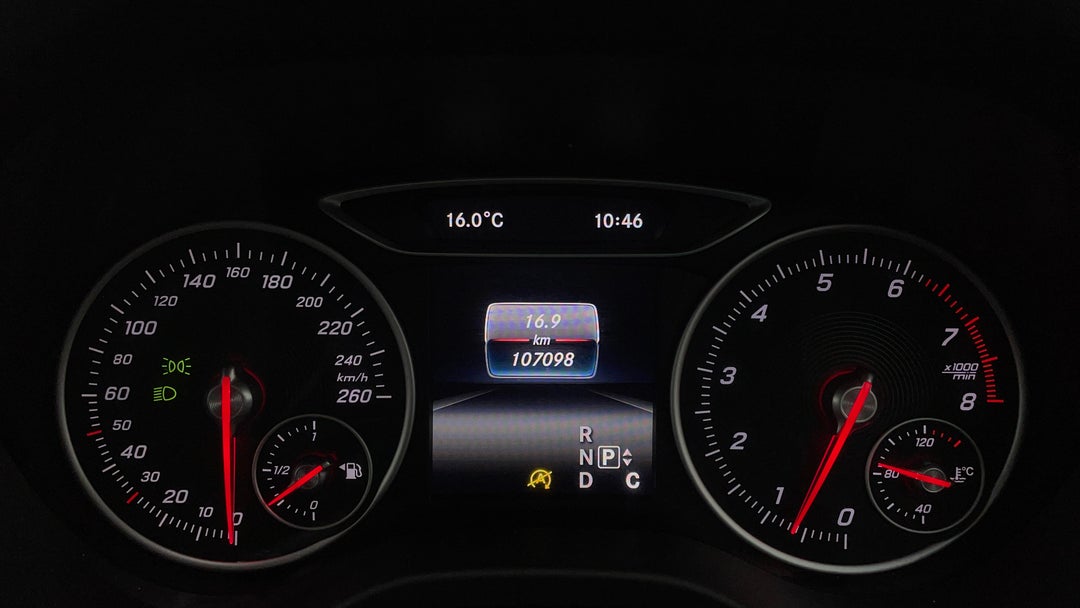 2016 Mercedes-benz A180 A180, Automatic, 107098 km, Odometer View