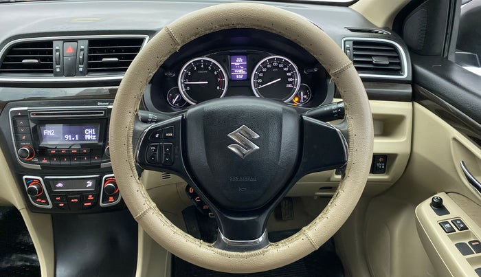 2017 Maruti Ciaz DELTA 1.4 VVT, Petrol, Manual, 44,536 km, Steering Wheel Close Up