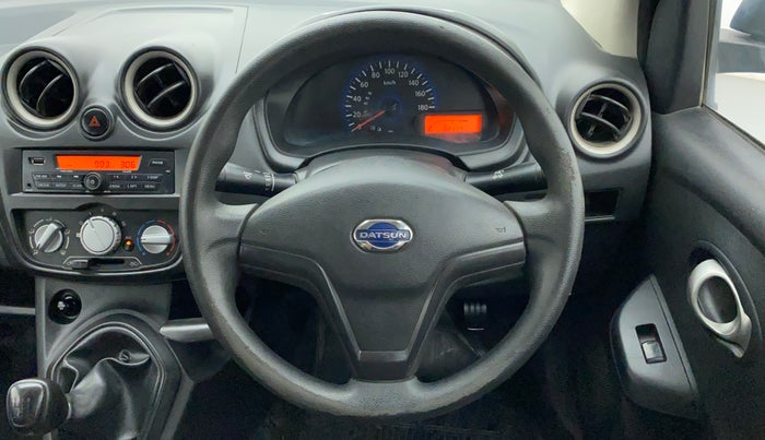 2018 Datsun Go Plus T, Petrol, Manual, 32,117 km, Steering Wheel Close Up