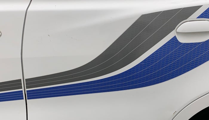 2018 Datsun Go Plus T, Petrol, Manual, 32,117 km, Rear left door - Minor scratches