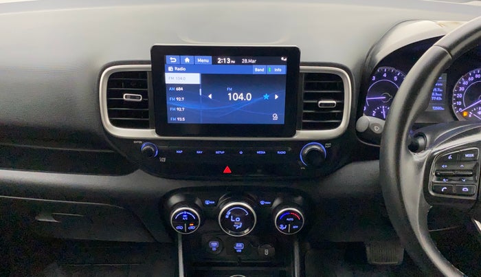 2019 Hyundai VENUE SX PLUS 1.0 TURBO DCT, Petrol, Automatic, 72,579 km, Air Conditioner