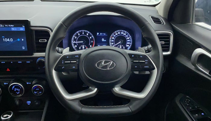 2021 Hyundai VENUE SX PLUS 1.0 TURBO DCT, Petrol, Automatic, 14,586 km, Steering Wheel Close Up