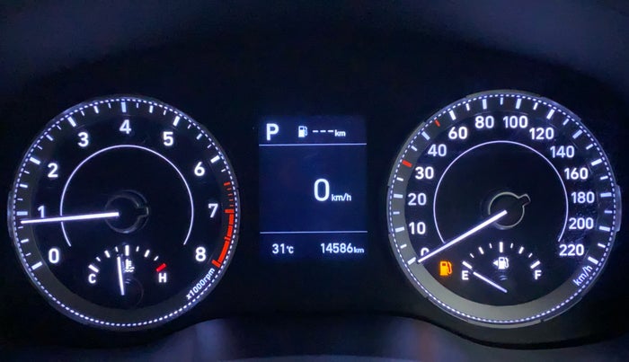 2021 Hyundai VENUE SX PLUS 1.0 TURBO DCT, Petrol, Automatic, 14,586 km, Odometer Image