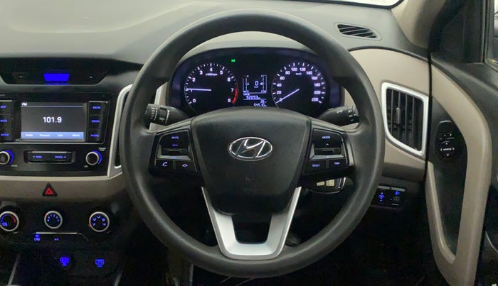 2018 Hyundai Creta E PLUS 1.6 PETROL, Petrol, Manual, 54,510 km, Steering Wheel Close Up