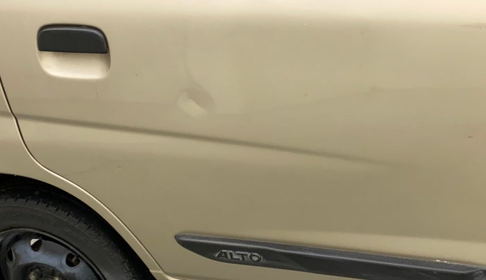2012 Maruti Alto K10 VXI, Petrol, Manual, 27,541 km, Right rear door - Slightly dented