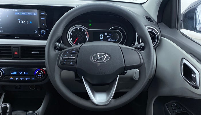 2021 Hyundai GRAND I10 NIOS SPORTZ 1.2 AT, Petrol, Automatic, 2,015 km, Steering Wheel Close Up
