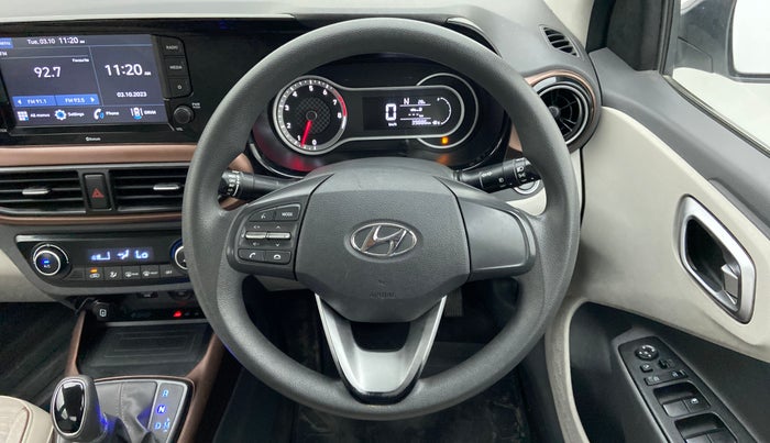 2020 Hyundai AURA SX PLUS 1.2 AMT, Petrol, Automatic, 39,886 km, Steering Wheel Close Up