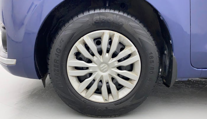 2018 Maruti Dzire VXI, Petrol, Manual, 69,688 km, Left Front Wheel