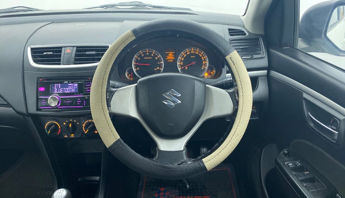 2013 Maruti Swift VXI D, Petrol, Manual, 82,085 km, Steering Wheel