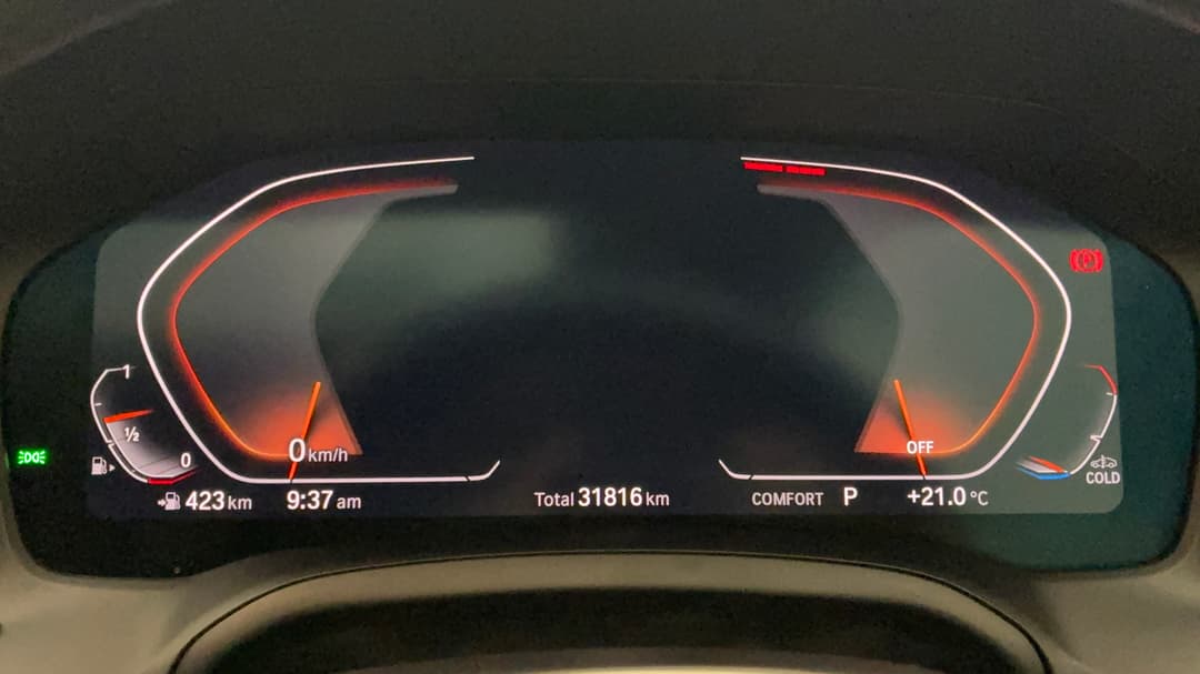 2022 BMW 3 30i M Sport, Automatic, 31816 km, Odometer View