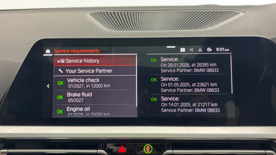 2022 BMW 3 30i M Sport, Automatic, 31816 km, Service History
