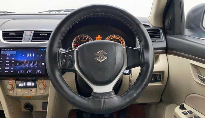 2012 Maruti Swift Dzire ZXI, Petrol, Manual, 1,08,955 km, Steering Wheel Close Up