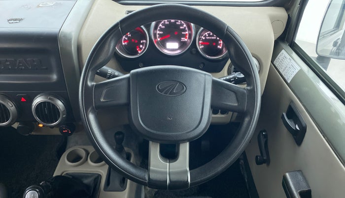 2017 Mahindra Thar CRDE 4X4 BS IV, Diesel, Manual, 79,893 km, Steering Wheel Close Up