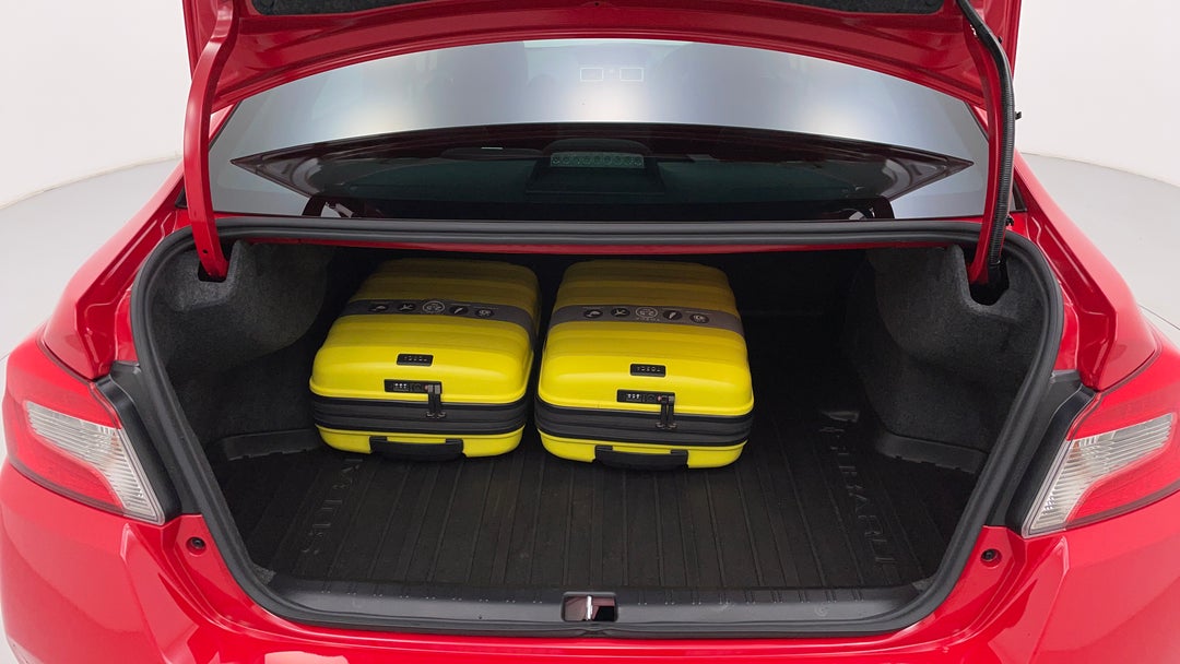 Boot Inside View with Luggage