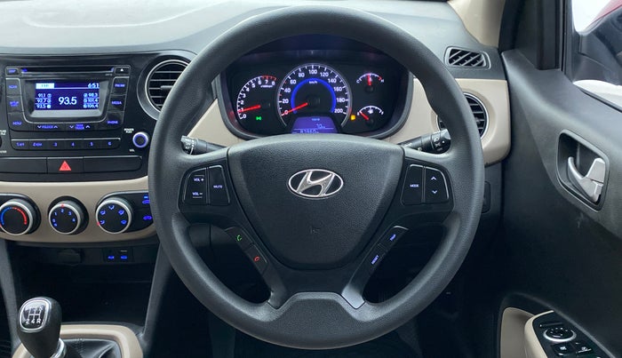 2015 Hyundai Grand i10 SPORTZ 1.2 KAPPA VTVT, Petrol, Manual, 87,960 km, Steering Wheel Close Up