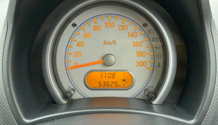 2012 Maruti Ritz VXI, Petrol, Manual, 53,625 km, Odometer Image
