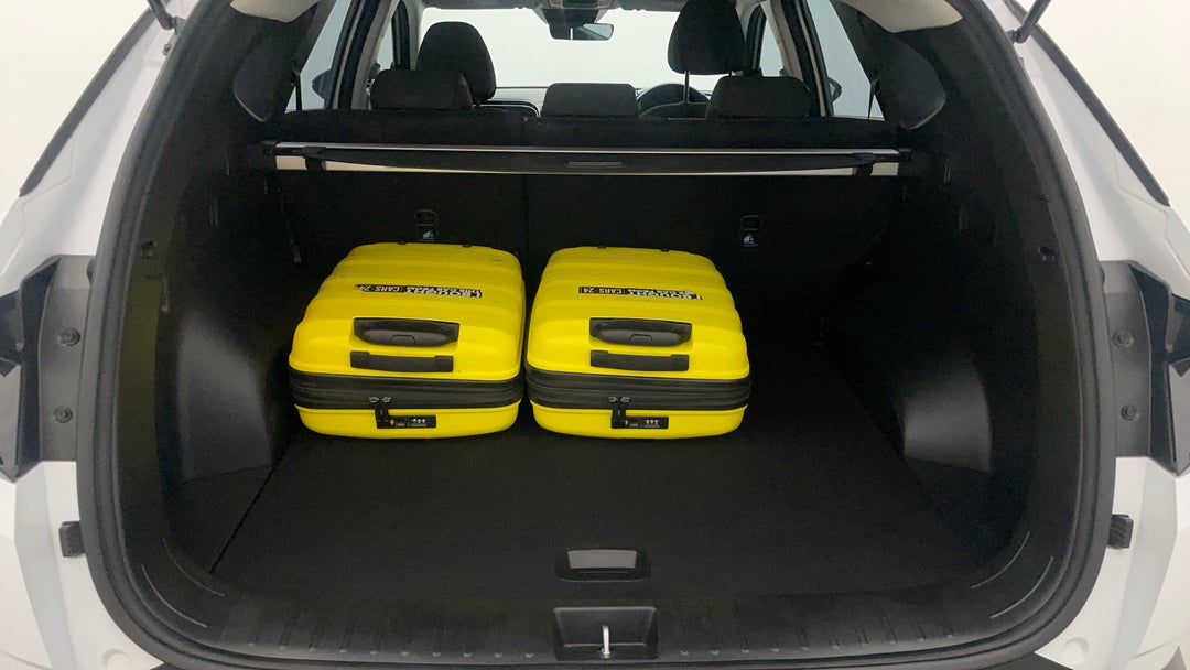 Boot Inside View with Luggage
