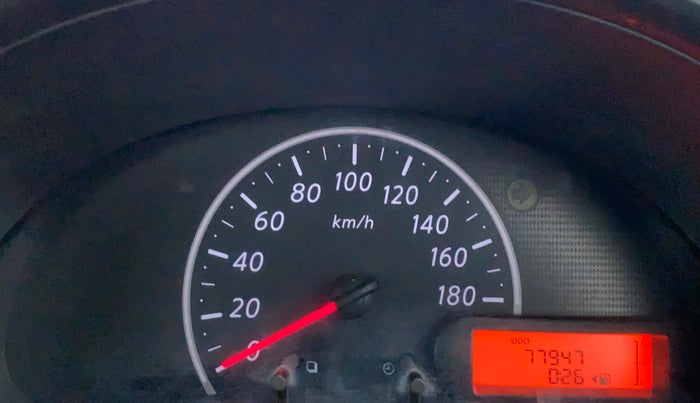 2012 Nissan Micra XE PETROL, Petrol, Manual, 77,844 km, Odometer Image