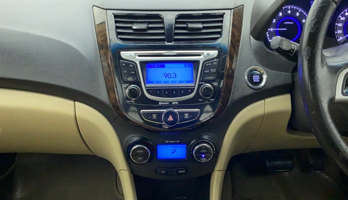 2013 Hyundai Verna FLUIDIC 1.6 VTVT SX OPT AT, Petrol, Automatic, 56,110 km, Air Conditioner
