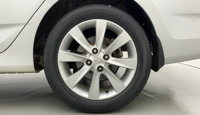 2013 Hyundai Verna FLUIDIC 1.6 VTVT SX OPT AT, Petrol, Automatic, 56,110 km, Left Rear Wheel