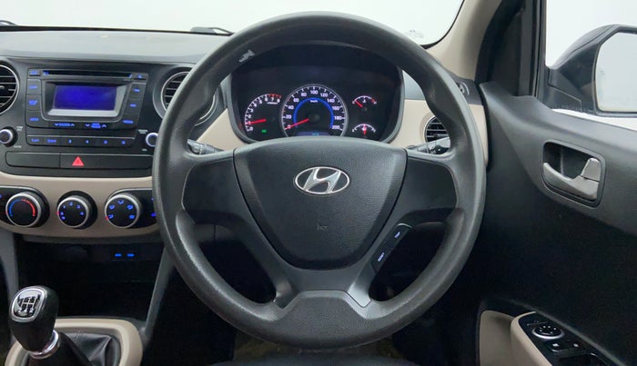 2014 Hyundai Grand i10 SPORTZ 1.2 KAPPA VTVT, Petrol, Manual, 63,653 km, Steering Wheel Close Up
