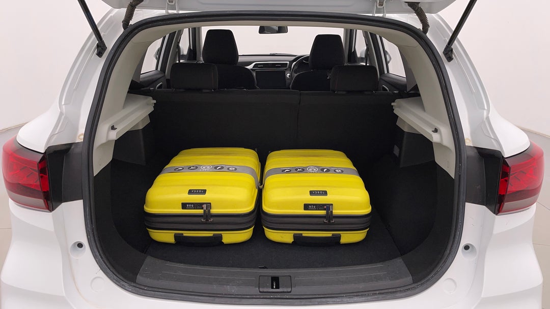 Boot Inside View with Luggage