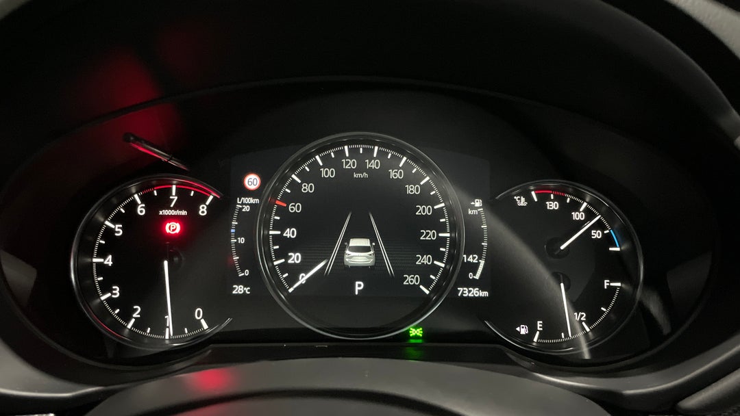 2025 Mazda CX-5 G25 Akera (AWD), Automatic, 7326 km, Odometer View