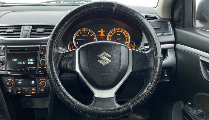 2013 Maruti Swift ZXI D, Petrol, Manual, 94,284 km, Steering Wheel Close Up