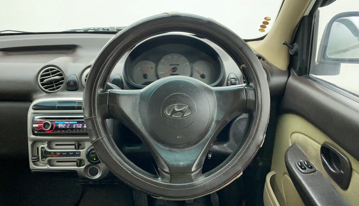 2010 Hyundai Santro Xing GL PLUS, Petrol, Manual, 63,639 km, Steering Wheel Close Up
