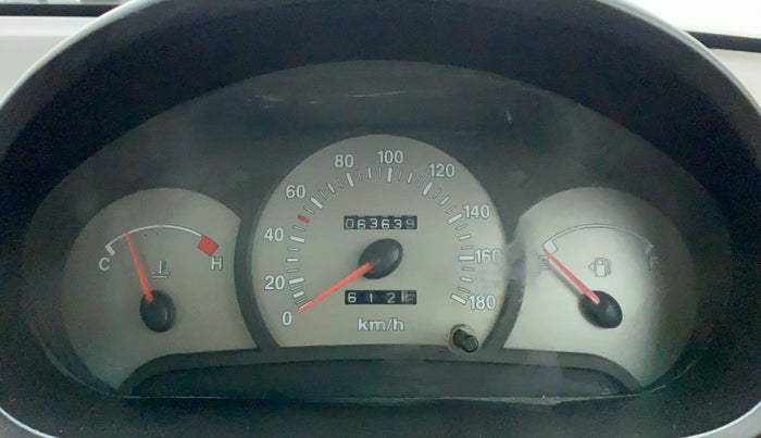 2010 Hyundai Santro Xing GL PLUS, Petrol, Manual, 63,639 km, Odometer Image