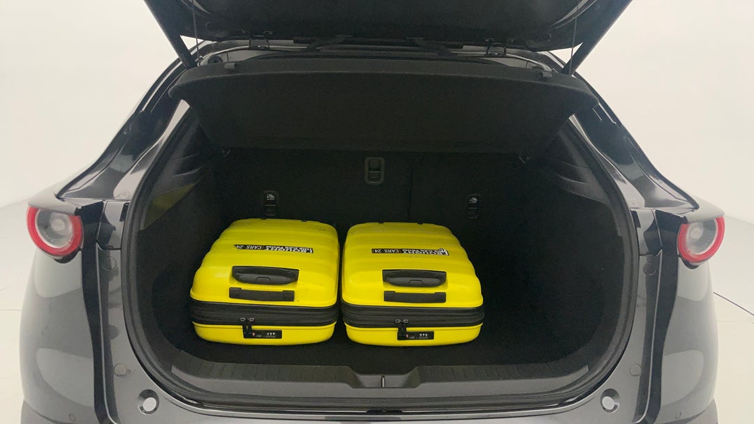 Boot Inside View with Luggage