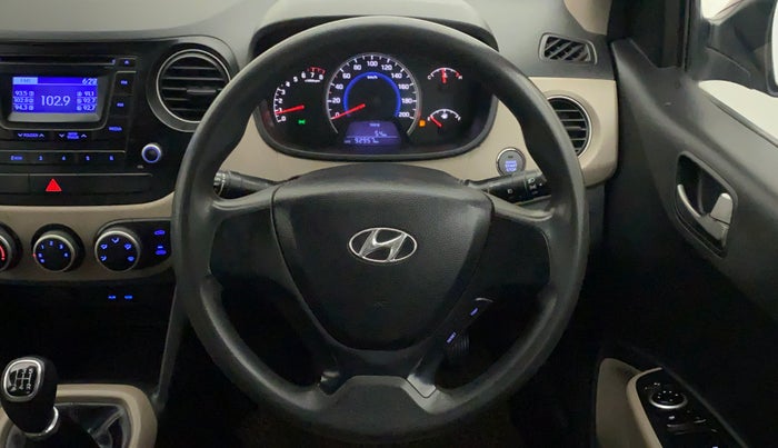 2015 Hyundai Grand i10 SPORTZ 1.2 KAPPA VTVT, Petrol, Manual, 92,957 km, Steering Wheel Close Up