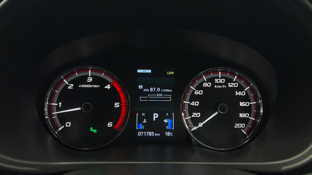 2020 Mitsubishi Triton Gls (4x4), Automatic, 71785 km, Odometer View