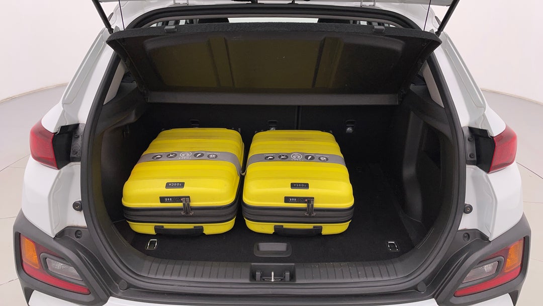 Boot Inside View with Luggage